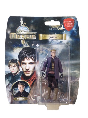 Merlin action figure uther - action,