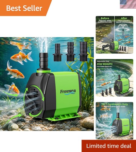 Ultra quiet 800gph pond - ultra-quiet,