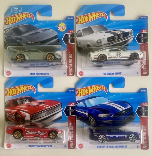 Hot wheels mustang - mustang, 60th