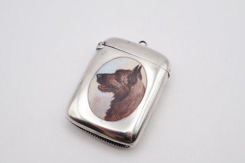 Antique sterling silver enamel - antique,