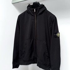 STONE ISLAND Light Soft Shell-R Full Zip Badge Jacket Large ptp23” RRP £495