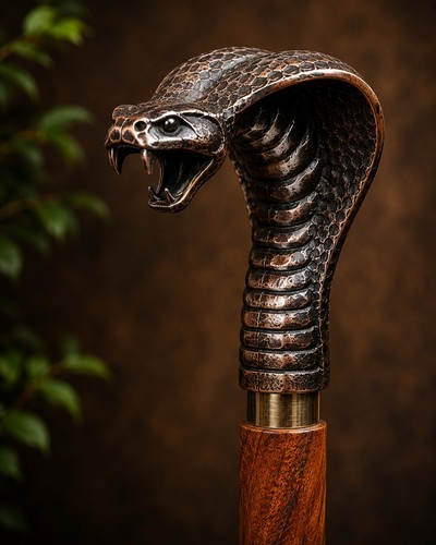 Handcrafted cobra snake - cobra,
