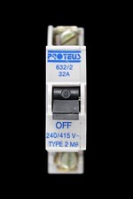 PROTEUS 32 AMP TYPE 2 M6 MCB CIRCUIT BREAKER 632/2