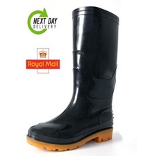 Mens Waterproof Wellies New Garden Festival Wellingtons Dog Walking UK Size 7-11