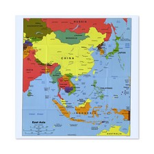 Map Political Cia 2004 East