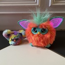 Furby Bundle Coral 2023 & Furblet  Hasbro Tiger Electronic Interactive Pet Toy