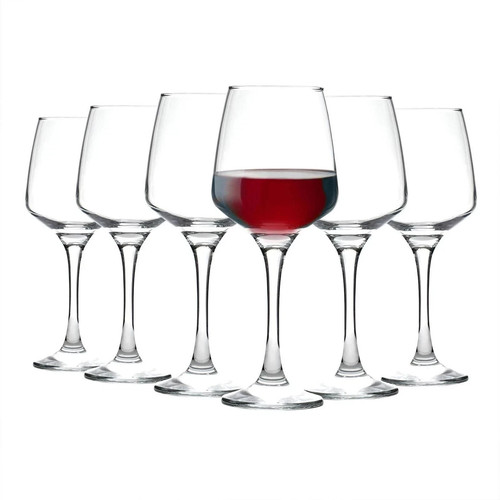 12x red wine - 12x, glasses