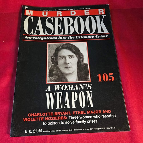 Murder casebook magazine issue - murder,