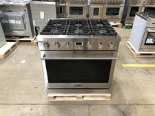 36 in. Gas Range, 6 Burners
