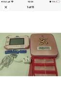 Pink VTech Innotab 3s Tablet With 4 Games, Leads, Case - Excellent Condition