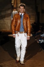 Rare authentic Dsquared2 civil war leather jacket size 50, ss06 never worn