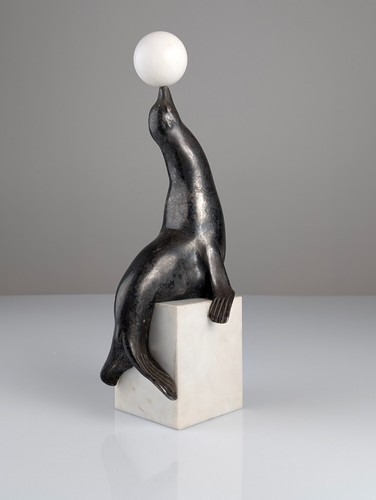 Art deco sea - lion, sculpture