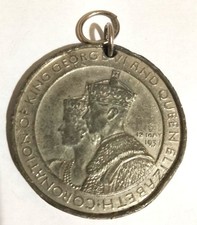 1937 Coronation Medal for King George VI and Queen Elizabeth