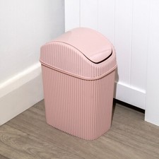 Ribbed 2.5 Litre Bathroom Bin