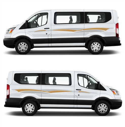 Decal graphics gold - decal, silver