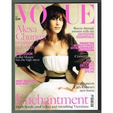 Vogue Magazine October 2013 mbox3002/b  Alexa Chung's couture adventure