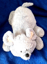 Aurora Grey Mouse Rat Beanie Soft Toy plush Comforter Baby