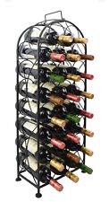 OPEN NEVER USE Wine Rack 23 Bottles Storage Freestanding Display Shelf Metal