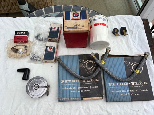 Old car parts job lot - old,