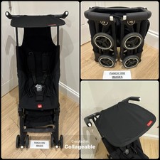 GB Pockit Holiday Cabin Sized Stroller Buggy. 🖤Satin Black🖤