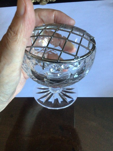Vintage small crystal cut - crystal,