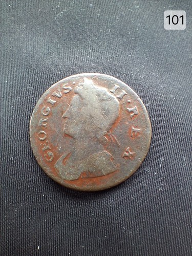 1738 george half penny - ii,