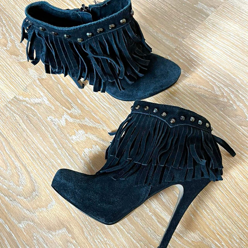River island black suede - island,