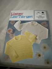Lister Lee Target Baby 4ply Knitting Qualities 662 Knitting Pattern