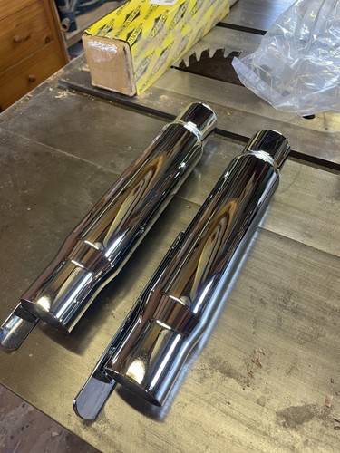 Pair chrome motorcycle - pair,