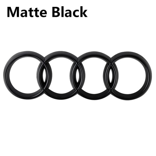 Silver glossy black ring abs - black,