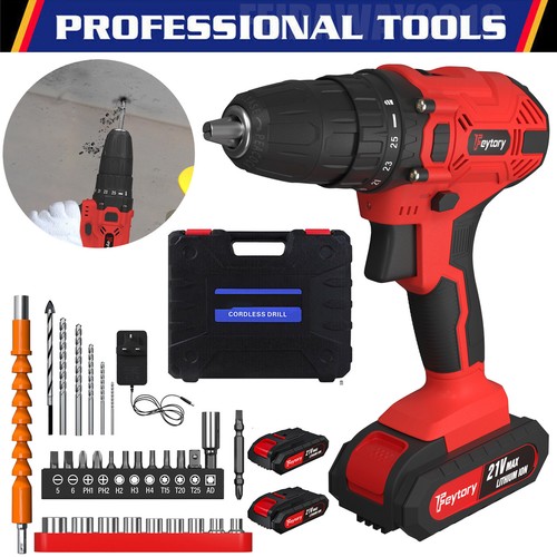 Cordless drill driver kit - drill,