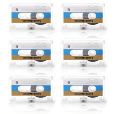 6 Pack Blank Cassette Tapes