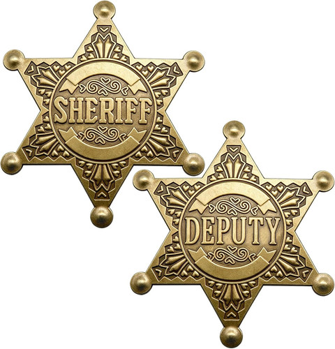 Pack sheriff deputy badge - 2,