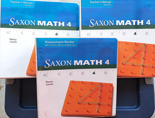 Saxon math teacher - saxon, 4