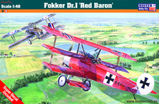 Mistercraft 1:48 Fokker Dr.I Red Baron Kit