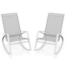 2 Pack Outdoor Rocking Chairs