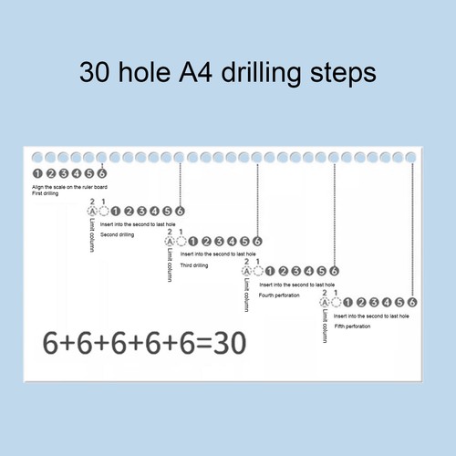 Loose leaf paper hole punch - loose,