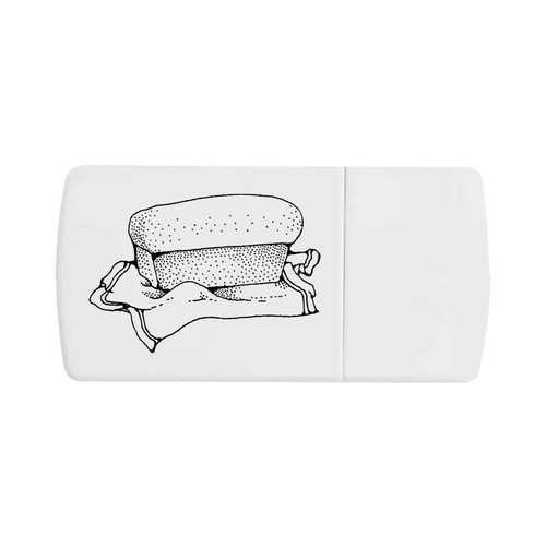 French slice bread pill box - pill,