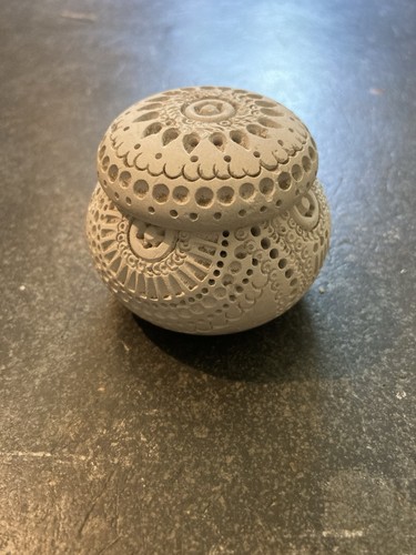 Turkish handmade lidded pot - handmade,