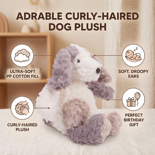 Dog plush stuffed animal - stuffed, cute