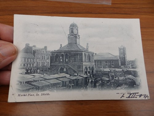 Postcard market place - postcard, south