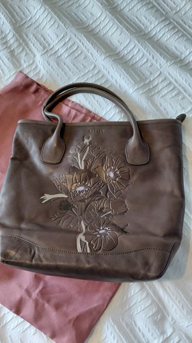 Radley brown leather handbag - radley,