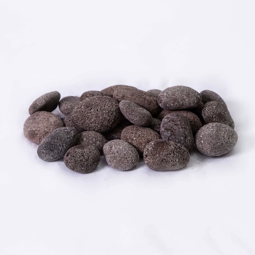 Garden stones red lava pebbles - garden,