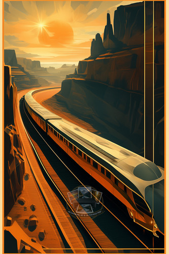 Deco poster featuring - deco, sleek