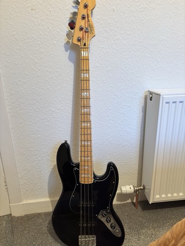 Squire fender black - squire, jazz