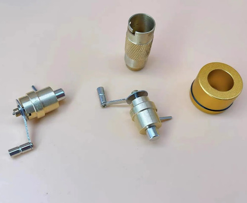 Mainspring winder set - winder, brass