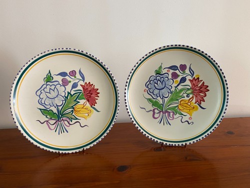 Poole pottery plates - poole, 9"