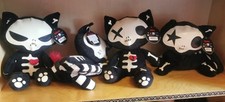 Emily the Strange Skeleposse Plushies. Full Collection. Goth, Limited Edition