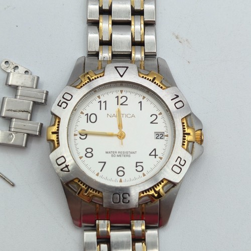 Nautica mens tone stainless - mens,