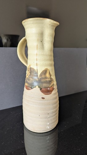 Art pottery stoneware vase jug - art,